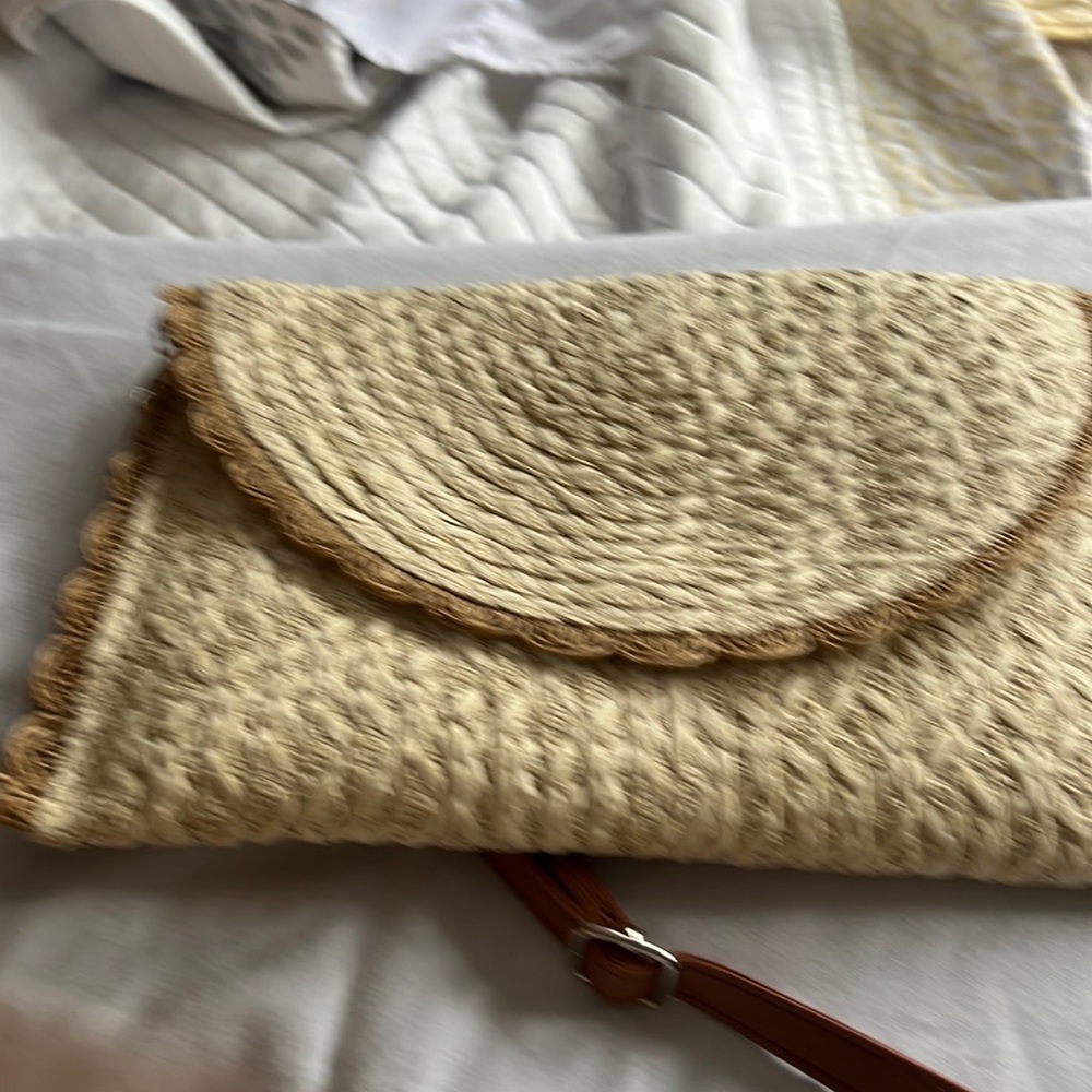 straw pocketbook